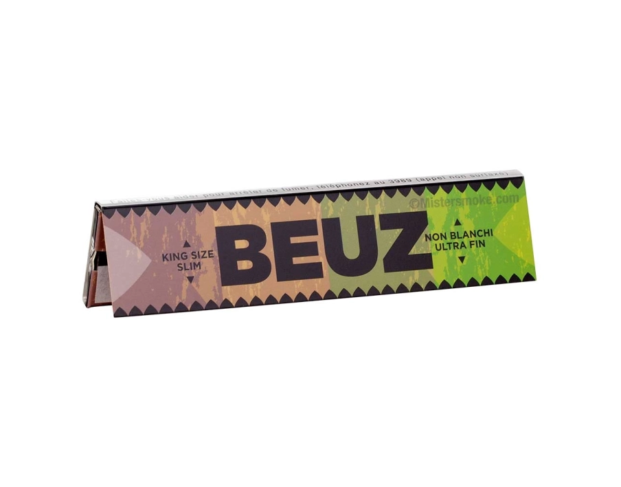 GrosBuzz.com | Beuz King Size Slim Ungebleichte Drehpapiere