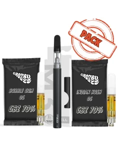 Acheter Pack de 2 Cartouches GBZ 70% + Un Vape,