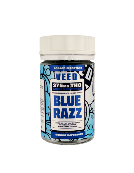 GrosBuzz.com | Gummies Delta-9 Framboise Bleue 25mg