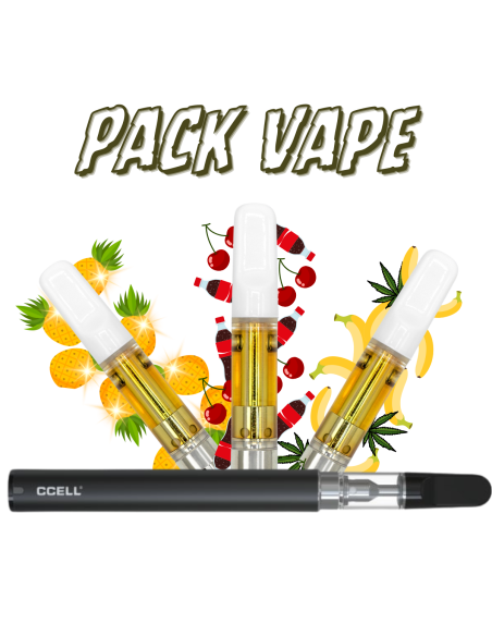 GrosBuzz.com | Pack 3 Cartridge GBZ 90% + 1 Vape