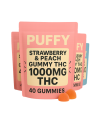 GrosBuzz.com | Gummies THC 500mg - Fraise Kush 🍓 + Mimosa Pêche 🍑