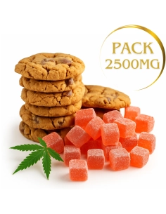 GrosBuzz.com | Gummies THC 600mg - Razz Blue 🍇