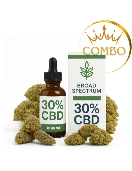 GrosBuzz.com | CBD Pack Öl + 3 Kräuter